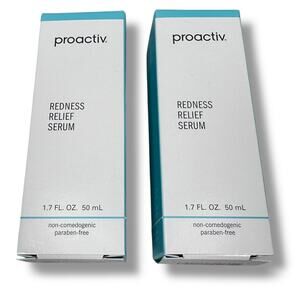 Proactiv Redness Relief Serum Soothes & Hydrates Paraben-Free 1.7 FL oz Lot of 2